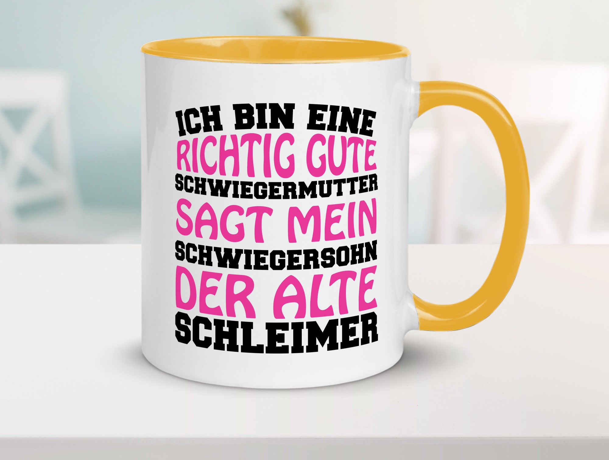Gute Schwiegermutter lustig Familie Geschenkidee Geschenk Tasse