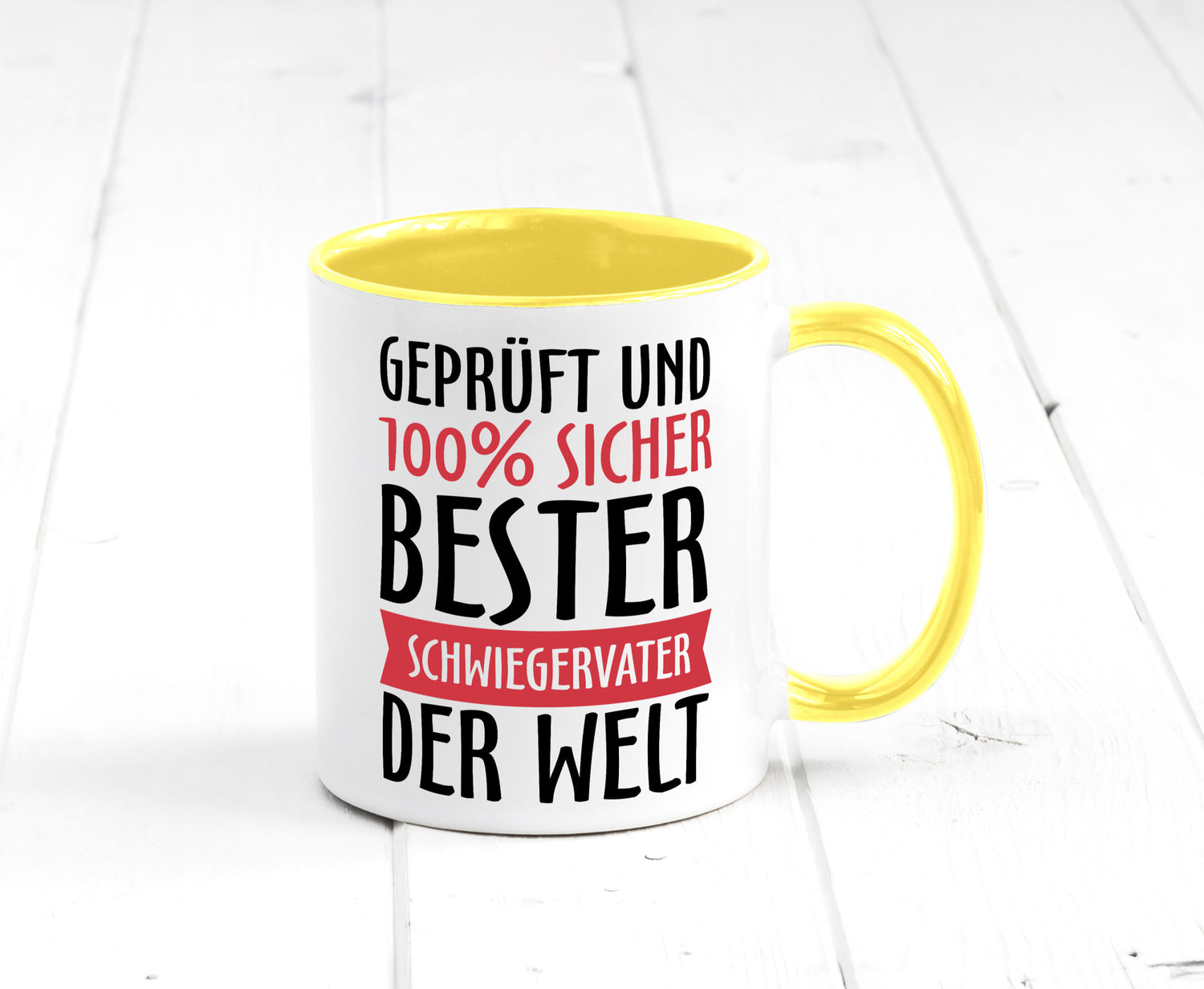 Bester Schwiegervater Geschenk Familie Geschenkidee lustiger Spruch Tasse