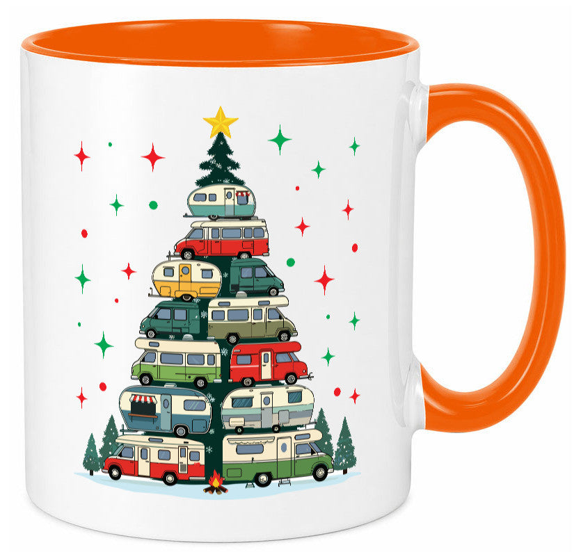 Camper | Camping Weihnachten Fahrzeuge Baumlichter v2 lustig Humor Geschenkidee