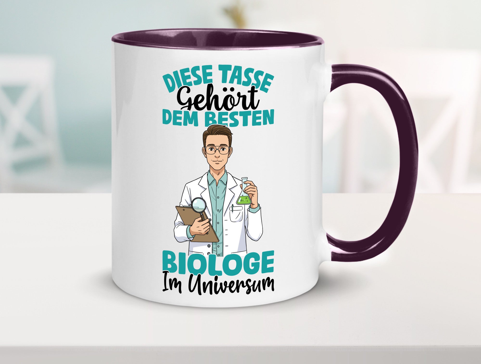 Im Universum: Biologe | Biologie Naturforscher Humor Geschenkidee Tasse