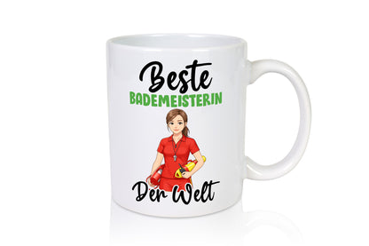 Beste Bademeisterin | Schwimmmeisterin v2 lustiger Spruch Geschenk Humor