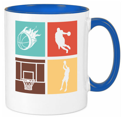 Basketball | Sportfan Slam Dunk Teamplayer NBA Humor Geschenkidee Tasse