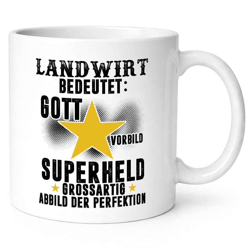 Bedeutung von Landwirt | Bauer Landwirtschaft Humor Geschenkidee Tasse