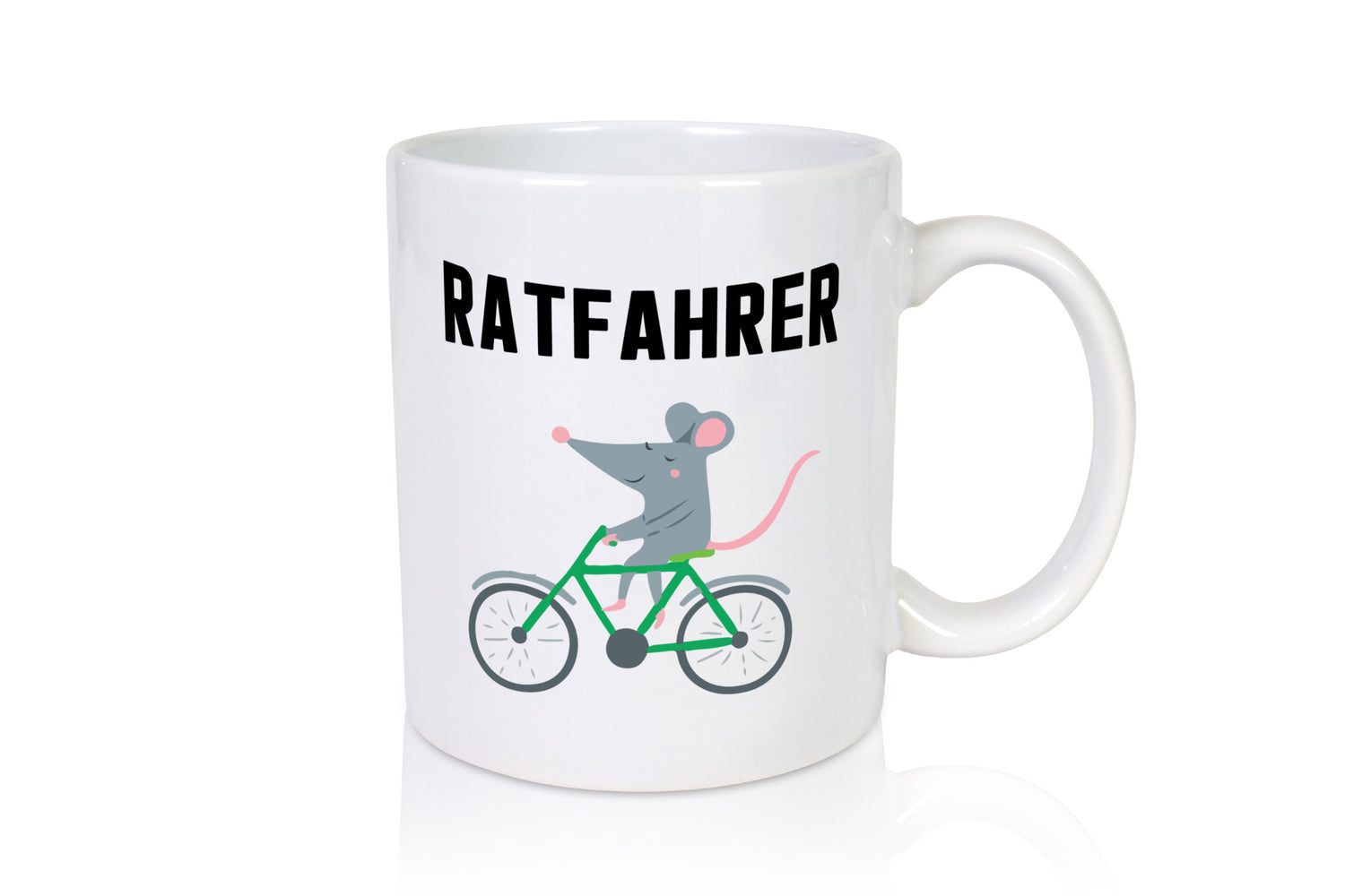 Ratfahrer Motiv | Radfahrer Tasse Ratte lustig Geschenkidee Humor