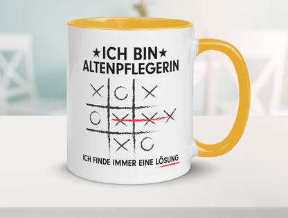 Lösung Finden: Altenpflegerin | Pflegepersonal lustiger Spruch Geschenk Humor