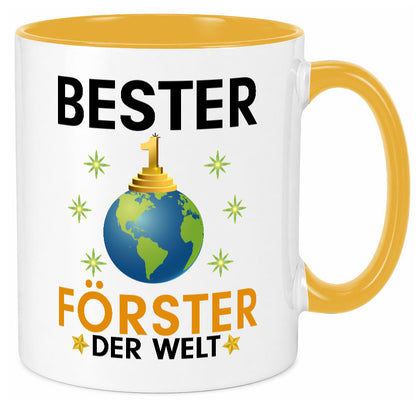 Welt Bester Förster | Forst Arbeit Geschenk Kollegen Büro lustiger Spruch Tasse