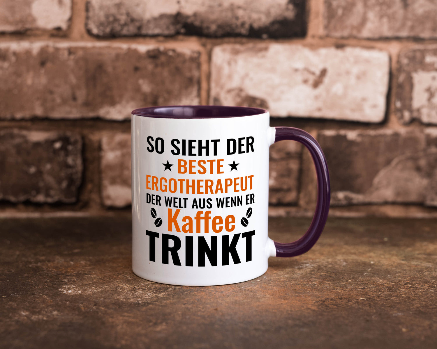 Kaffee trinkt: Ergotherapeut | Ergotherapie lustig Humor Geschenkidee Geschenk