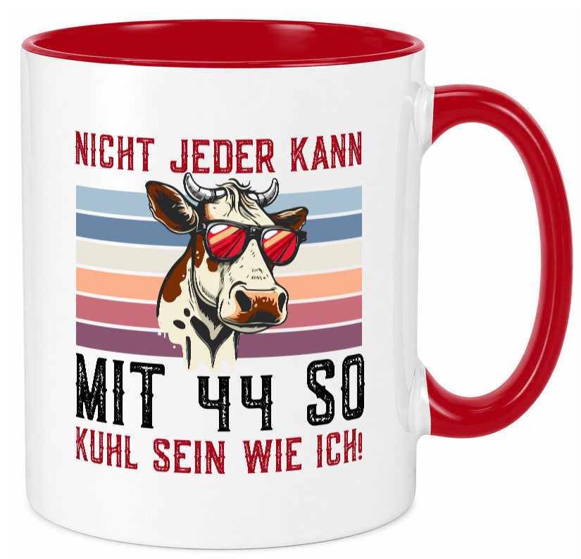 Mit 44 so gut aussehen | 44. Geburtstag Landwirt Bauer v2 lustig Geschenkidee Tasse