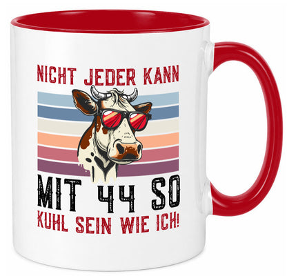 Mit 44 so gut aussehen | 44. Geburtstag Landwirt Bauer v2 lustig Geschenkidee Tasse