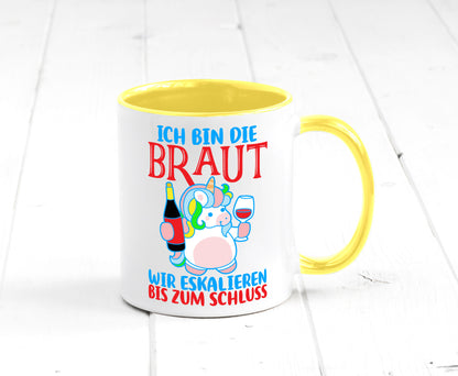Junggesellinnenabschied | JGA Braut Einhorn Eskalation v2 lustig Humor