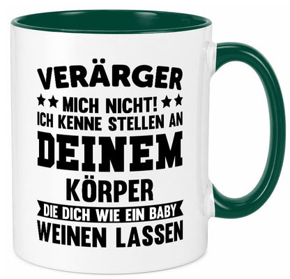 Ärger mich nicht ich kenne stellen da tut es weh. | Rache Geschenk Humor