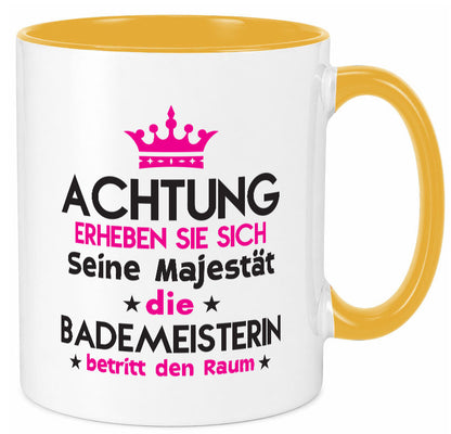 Seine Majestät Bademeisterin | Schwimmmeisterin Geschenkidee Humor Tasse