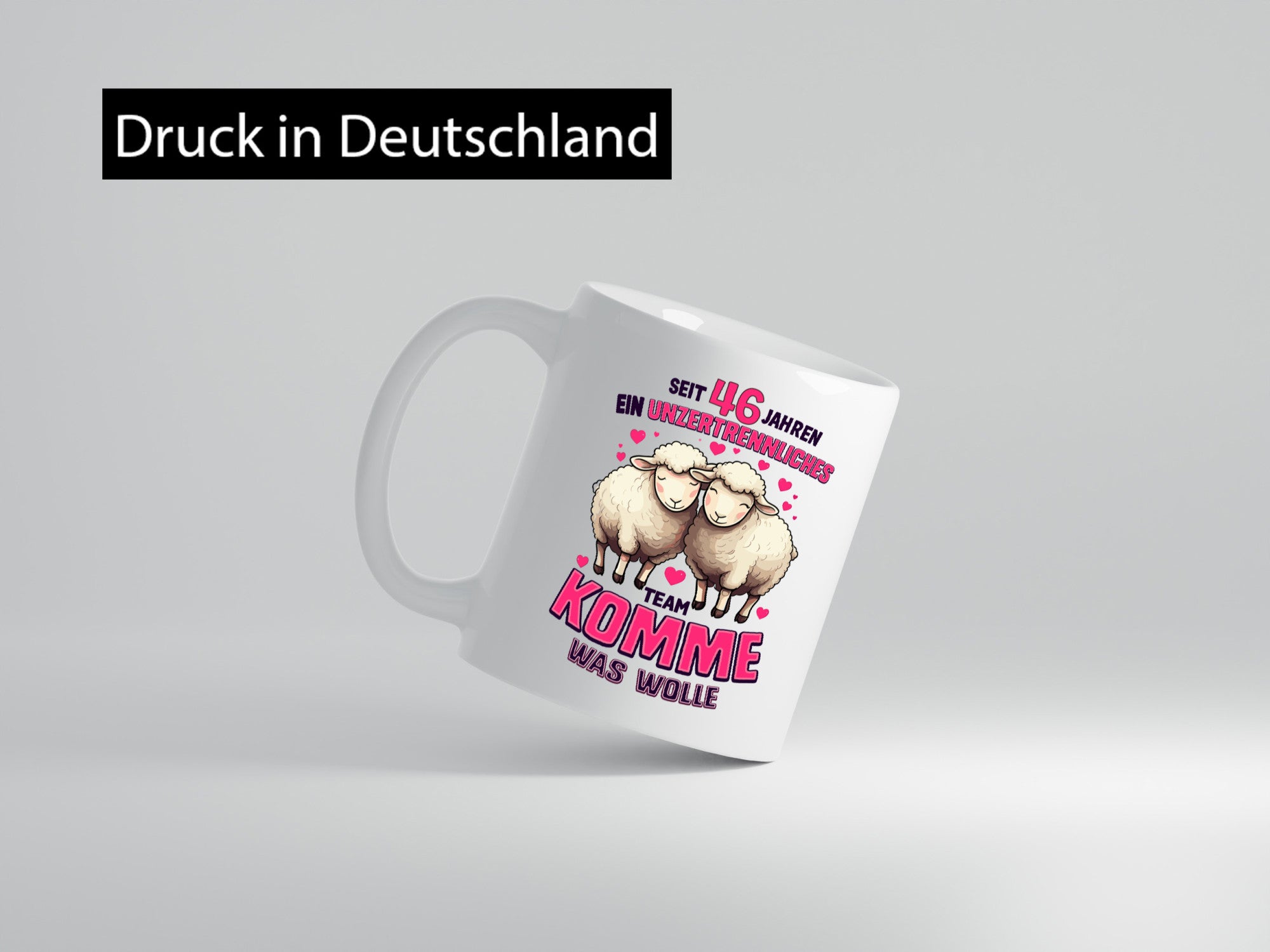 46 Jahre Verheiratet | ein Team Ehepaar Geschenk Humor Geschenkidee lustiger