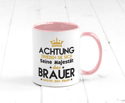 Seine Majestät Brauer | Bier Brauerei Humor Geschenkidee Tasse