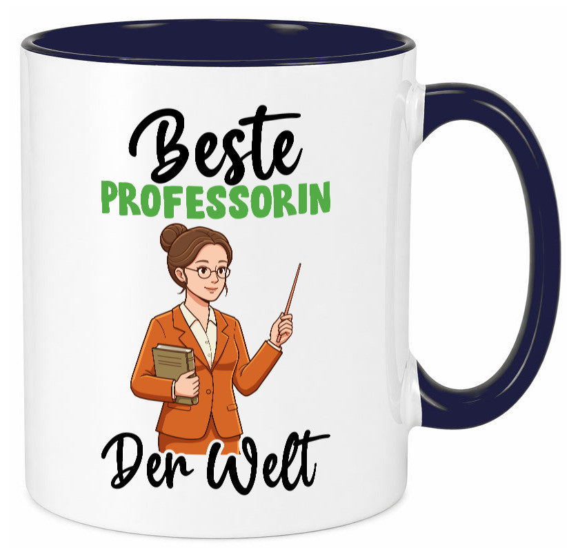 Beste Professorin | Uni Universität v2 Humor Geschenkidee Tasse
