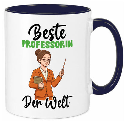 Beste Professorin | Uni Universität v2 Humor Geschenkidee Tasse