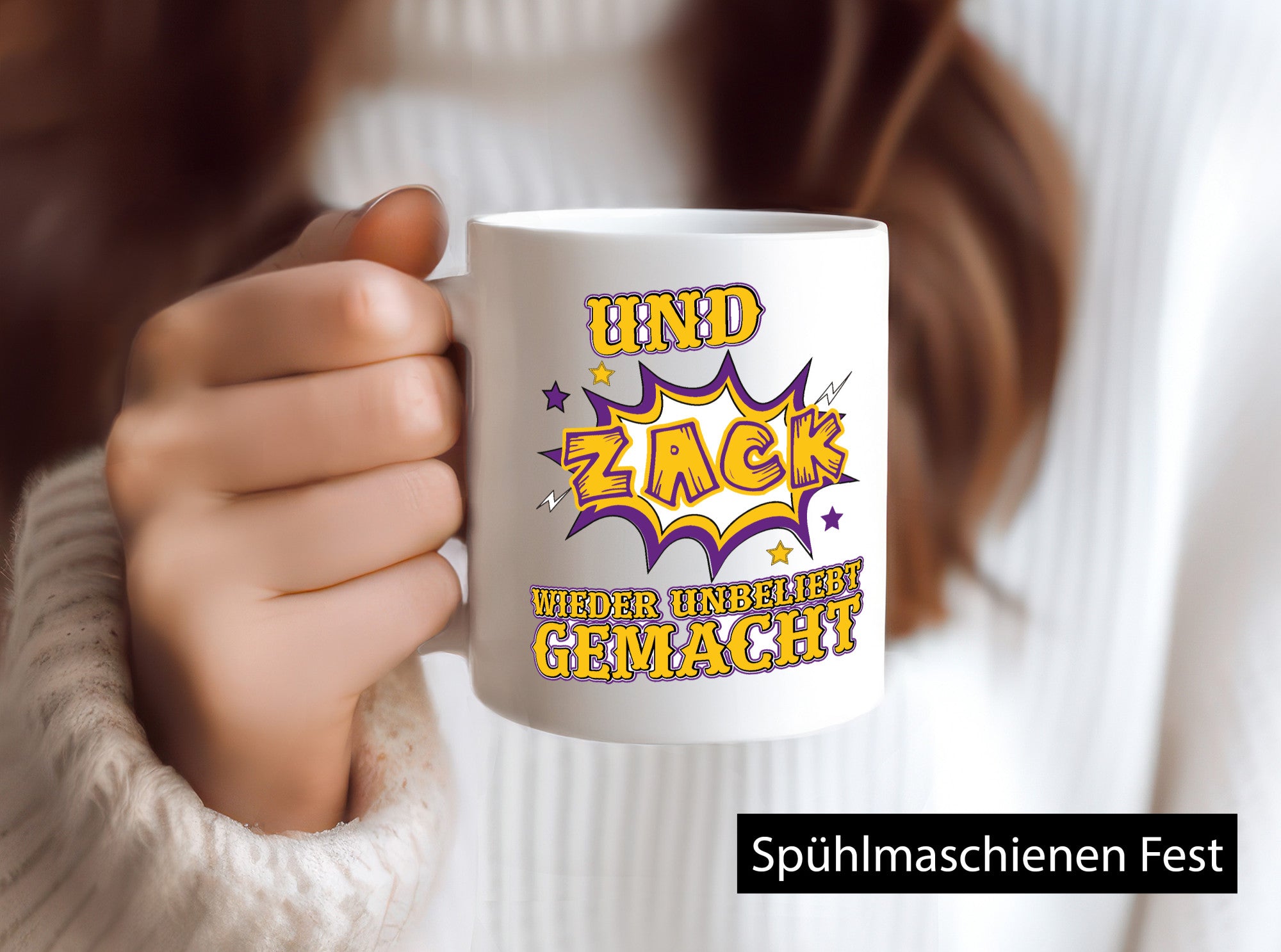 Wieder unbeliebt gemacht Geschenk Humor Geschenkidee lustiger Spruch Tasse