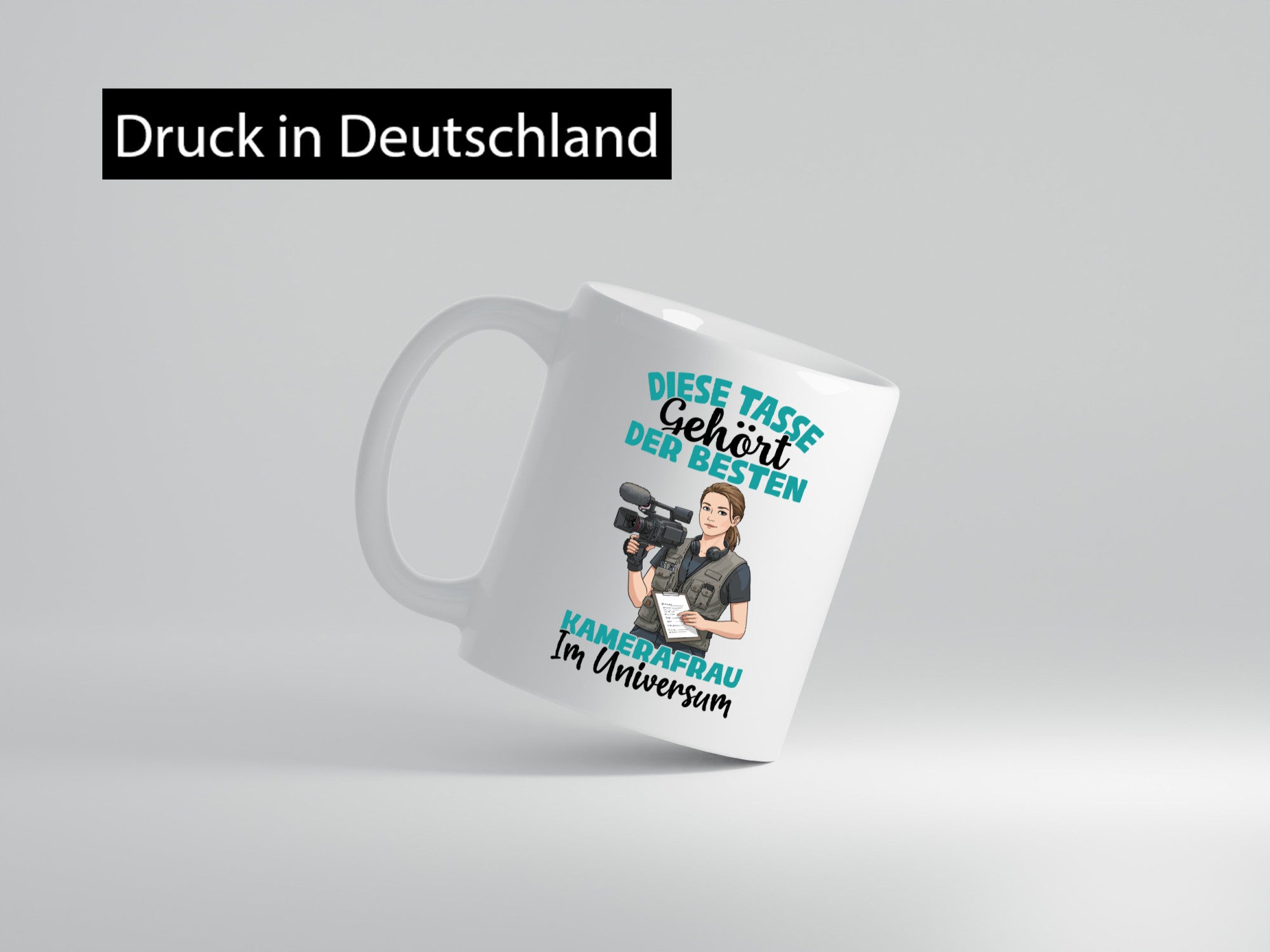 Im Universum: Kamerafrau | Kamera lustiger Spruch Geschenk Humor Geschenkidee