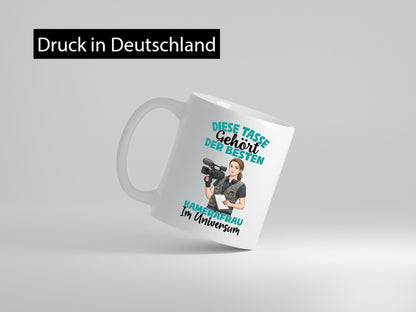 Im Universum: Kamerafrau | Kamera lustiger Spruch Geschenk Humor Geschenkidee