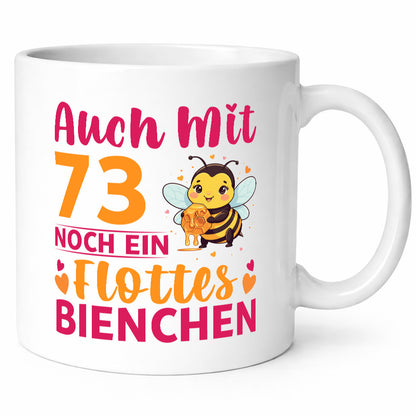 73. Geburtstag | Flottes Bienchen 73 Jahre lustig Geschenkidee Geschenk Tasse