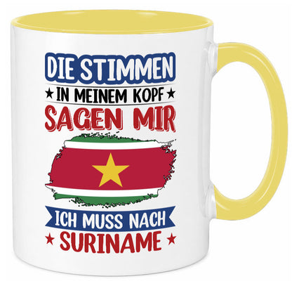 Suriname | Urlaub Stimmen in meinem Kopf Traumland v2 Geschenk Humor