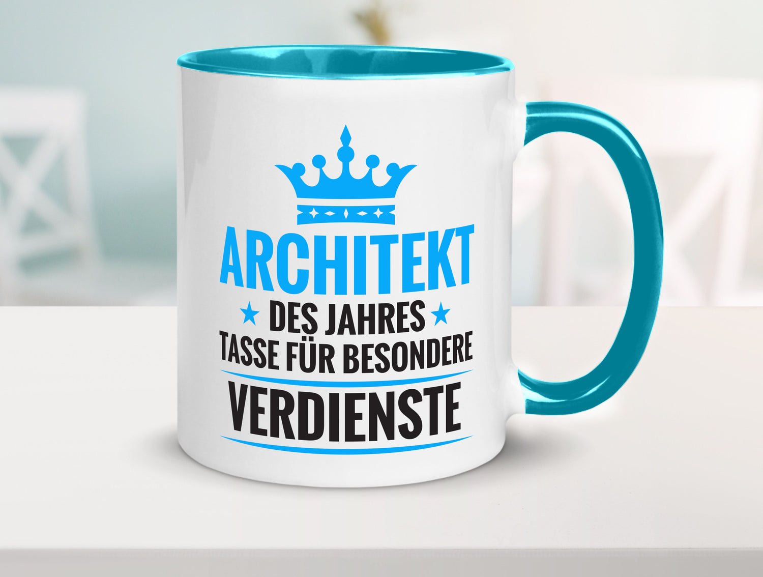 Besonderer Verdienst: Architekt | Architektur Büro Geschenkidee Arbeit Kollegen