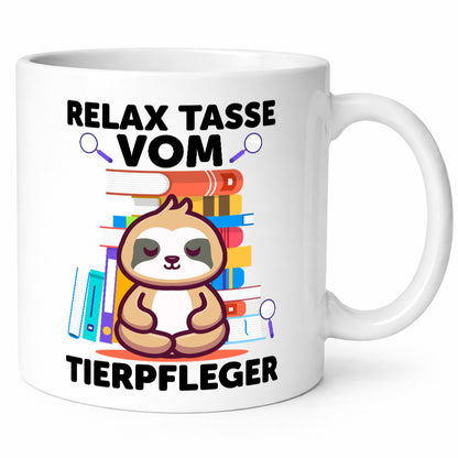 Relax Tasse: Tierpfleger | Pflegeberuf Tierheim Humor Arbeit Kollegen Büro