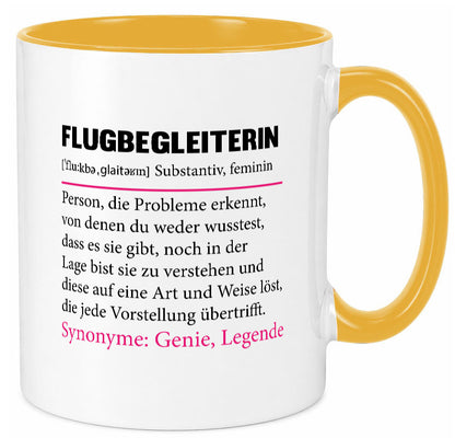 Flugbegleiterin | Spruch Stewardess Flughafen lustiger Geschenk Humor