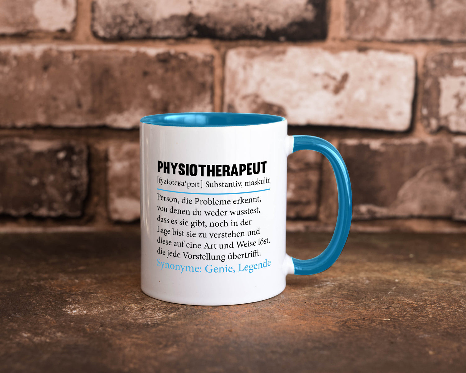Physiotherapeut | Beruf Spruch Text lustig v2 Humor Arbeit Kollegen Büro