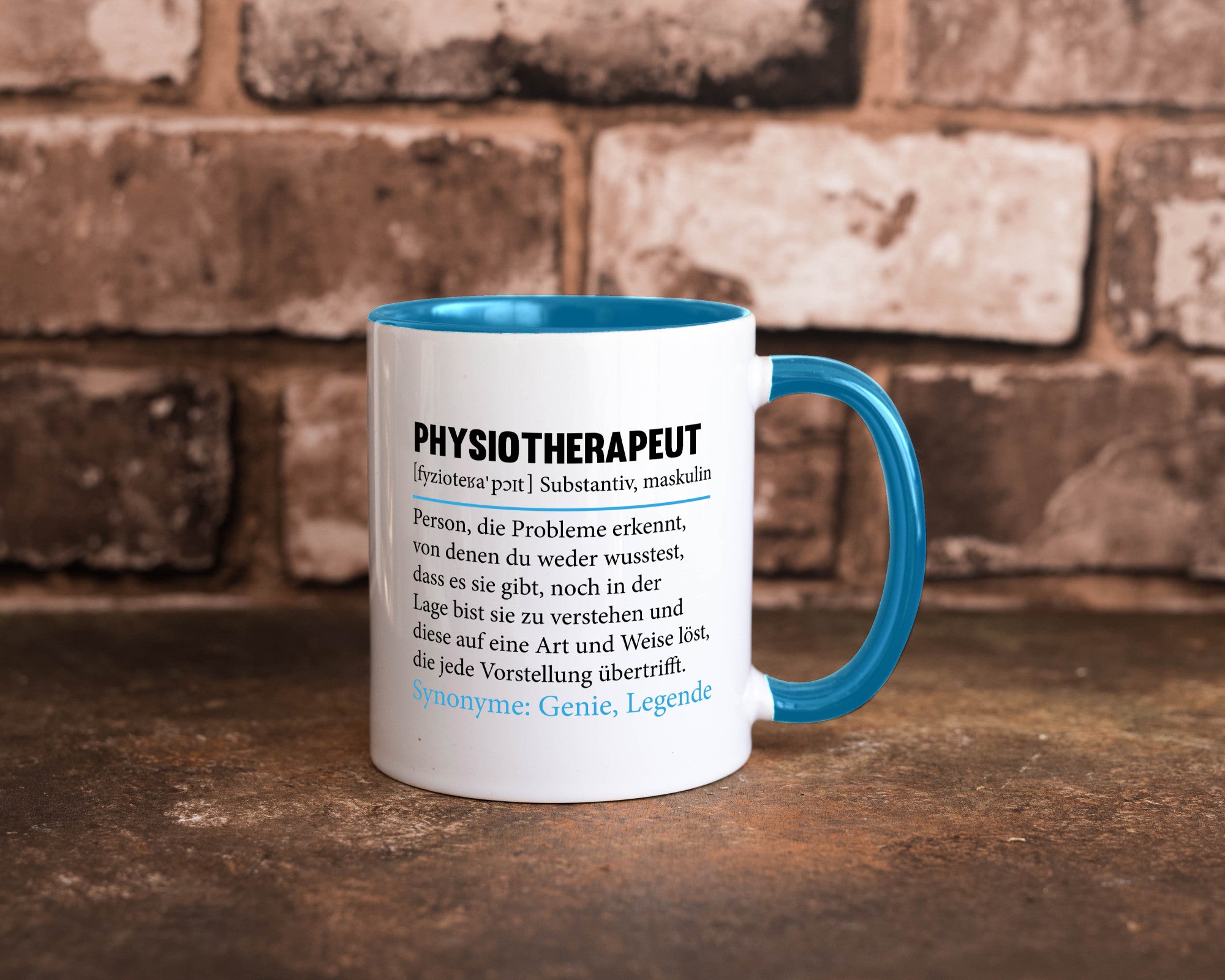Physiotherapeut | Beruf Spruch Text lustig v2 Humor Arbeit Kollegen Büro