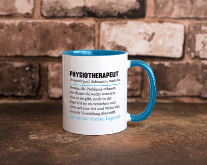 Physiotherapeut | Beruf Spruch Text lustig v2 Humor Arbeit Kollegen Büro