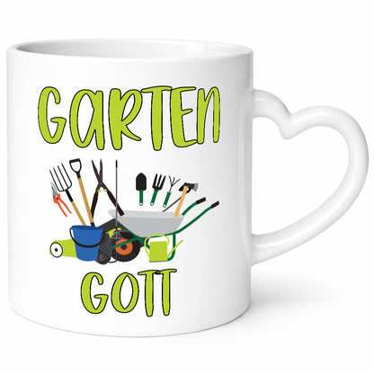 Garten Gott | Gärtner Gartenarbeit Humor Arbeit Kollegen Büro Geschenkidee Tasse