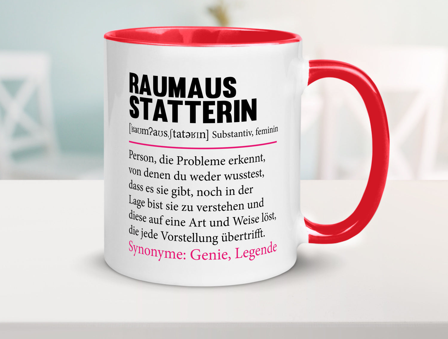 Raumausstatterin | Wohn Ausstatterin Beruf Humor Geschenk Arbeit Kollegen Büro