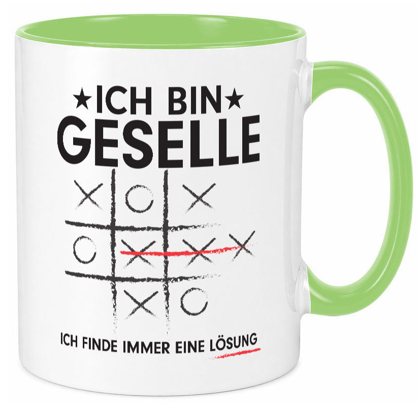 Löse Probleme: Geselle | Handwerker Humor Geschenkidee Tasse