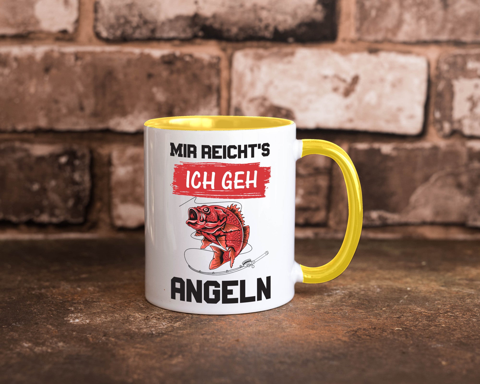 Ich geh angeln | Angler Tasse Fisch Fischer Humor lustig Geschenkidee Geschenk