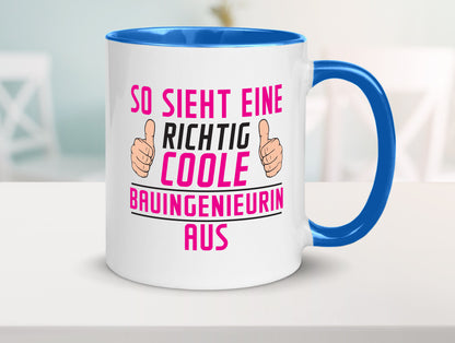 Richtig Coole Bauingenieurin | Ingenieurin lustig Humor Geschenkidee Geschenk