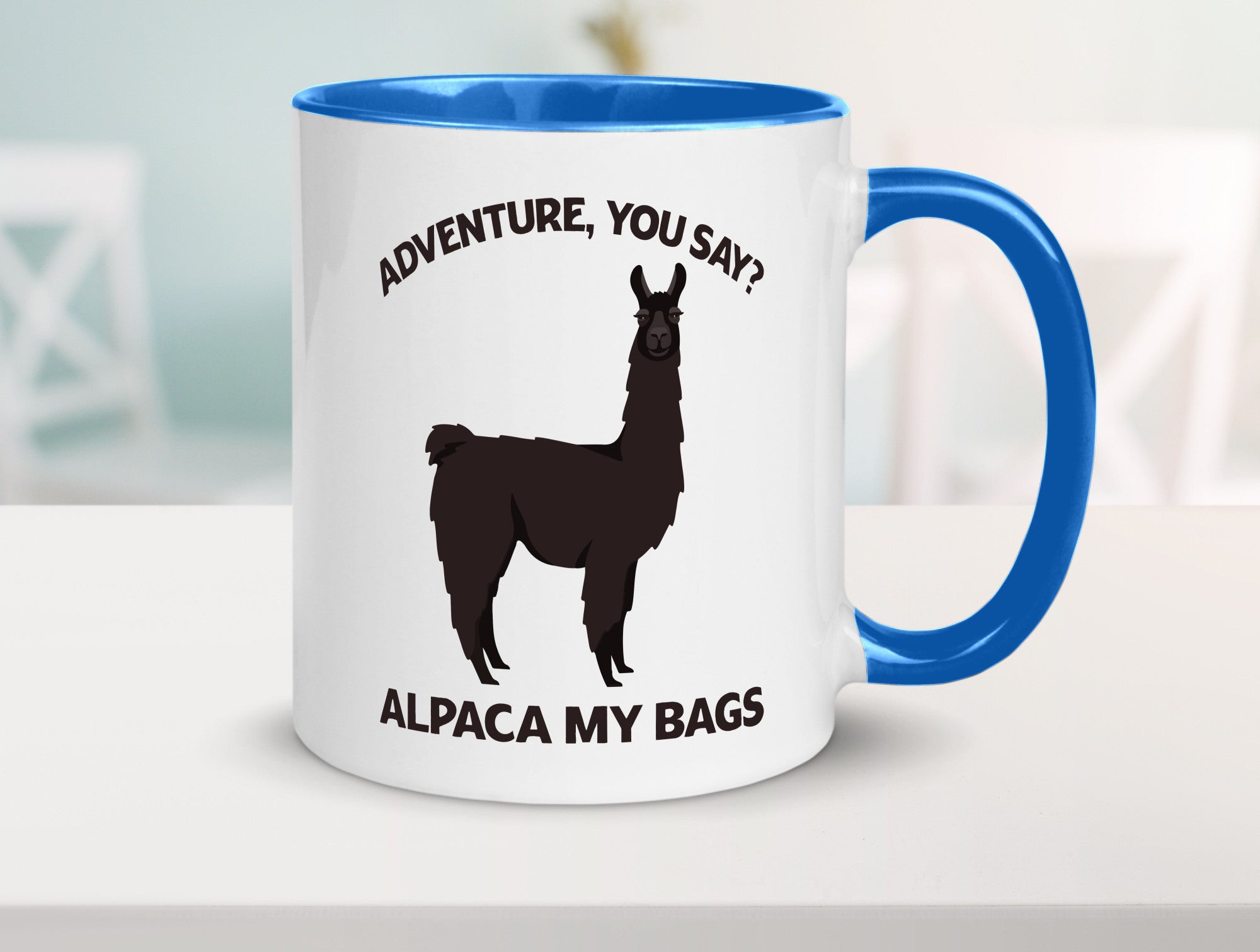 Adventure, Alpaca | Humor Geschenkidee Tasse