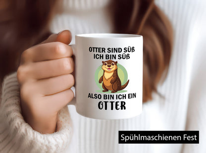 Otter sind süß ich bin also ein Geschenk Humor Geschenkidee lustiger Spruch