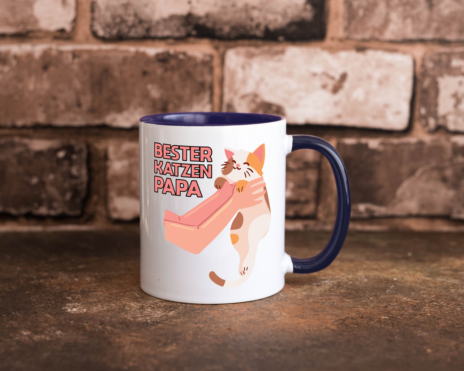 Bester Katzenpapa | Katze Gabel Geschenk Tierliebhaber Humor lustiger Spruch