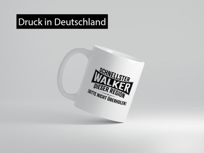 Schnellster Walker, nicht überholen Geschenk Humor Geschenkidee lustiger Spruch