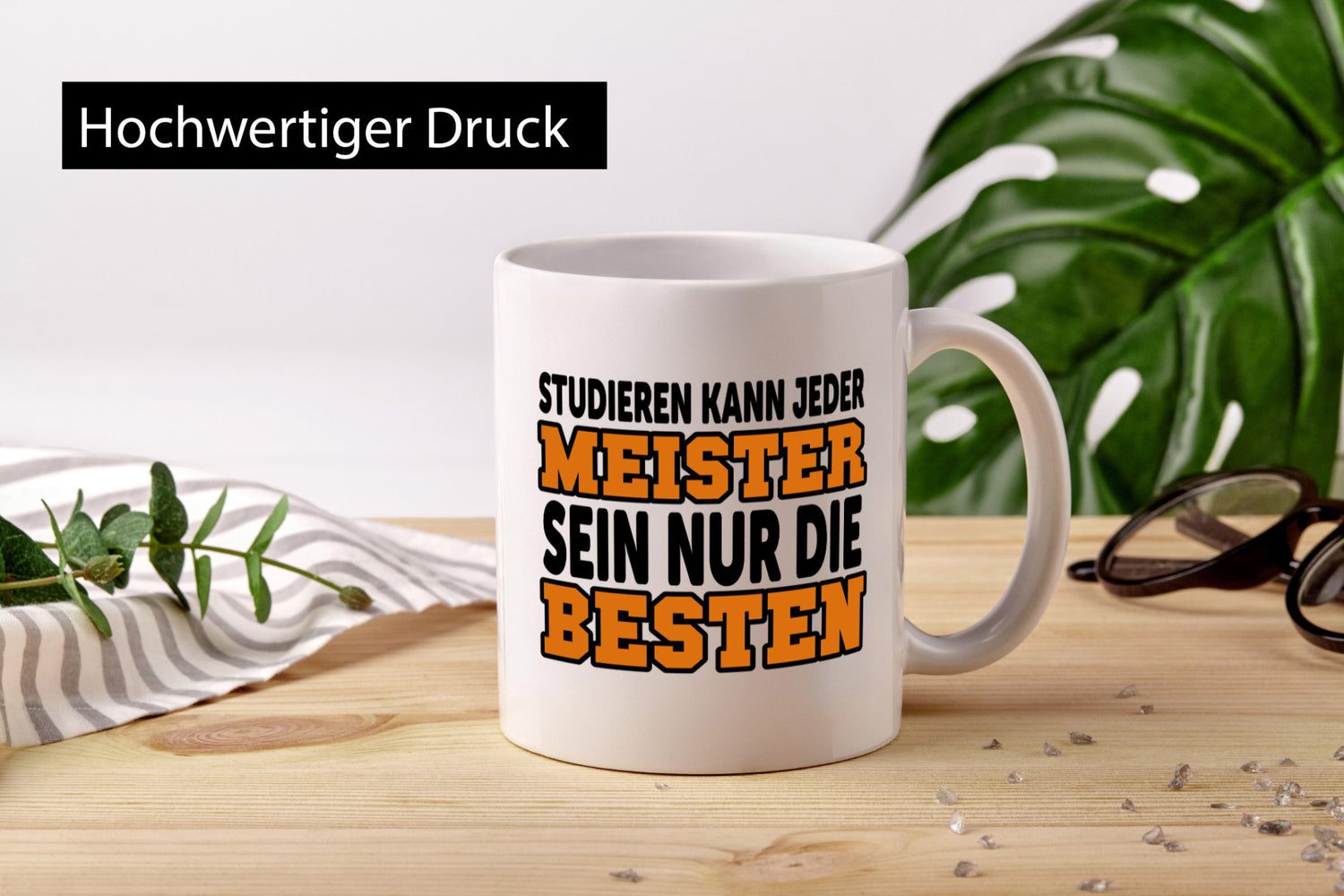 Meister | Handwerker Meisterprüfung Berufsabschluss Humor Arbeit Kollegen Büro