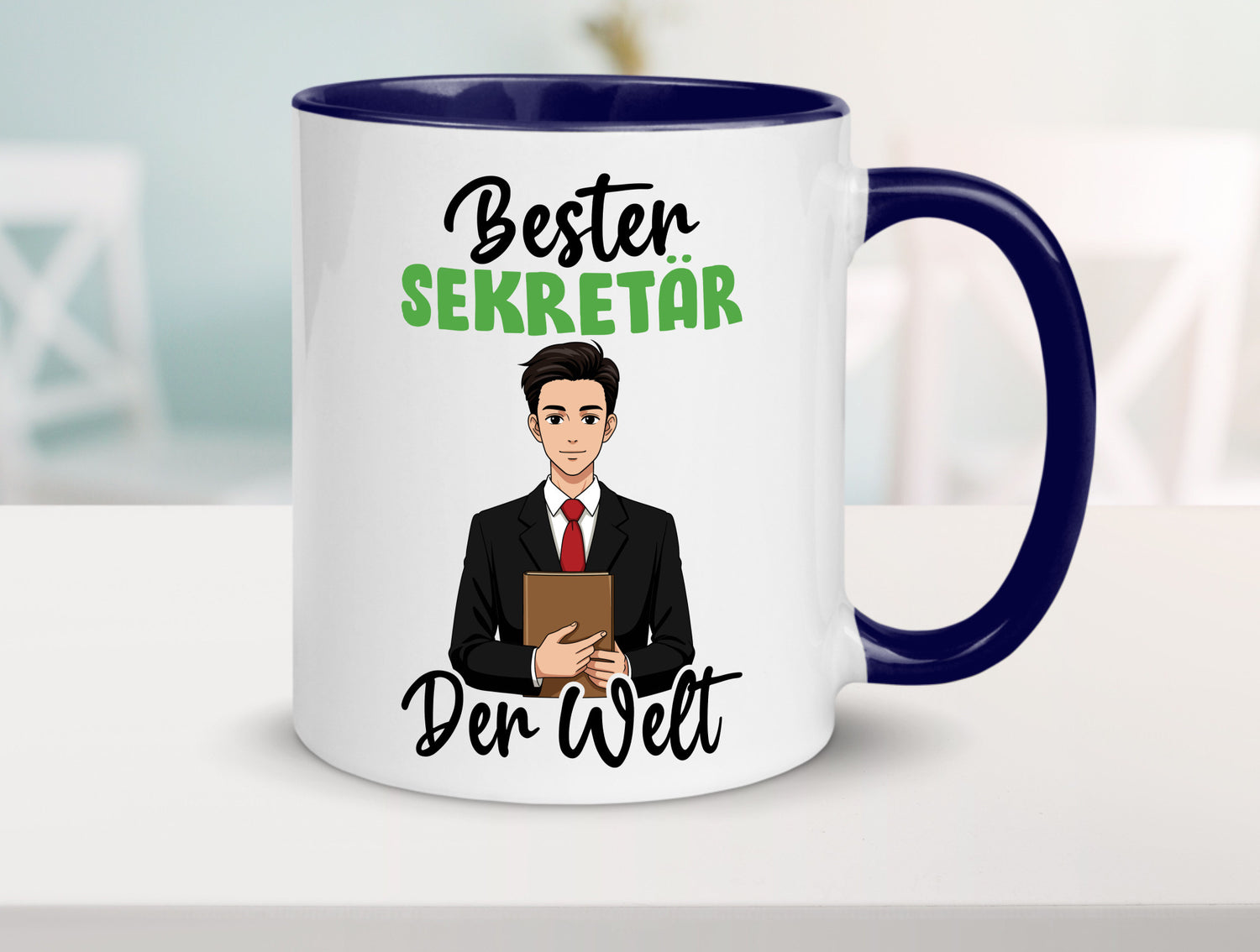 Bester Sekretär | Büro v2 lustiger Spruch Geschenk Arbeit Kollegen Tasse
