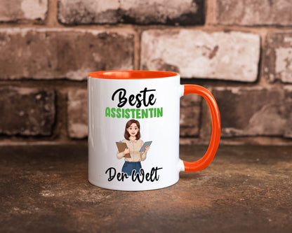 Beste Assistentin | Assistenz Hilfskraft v2 Geschenkidee Humor Tasse