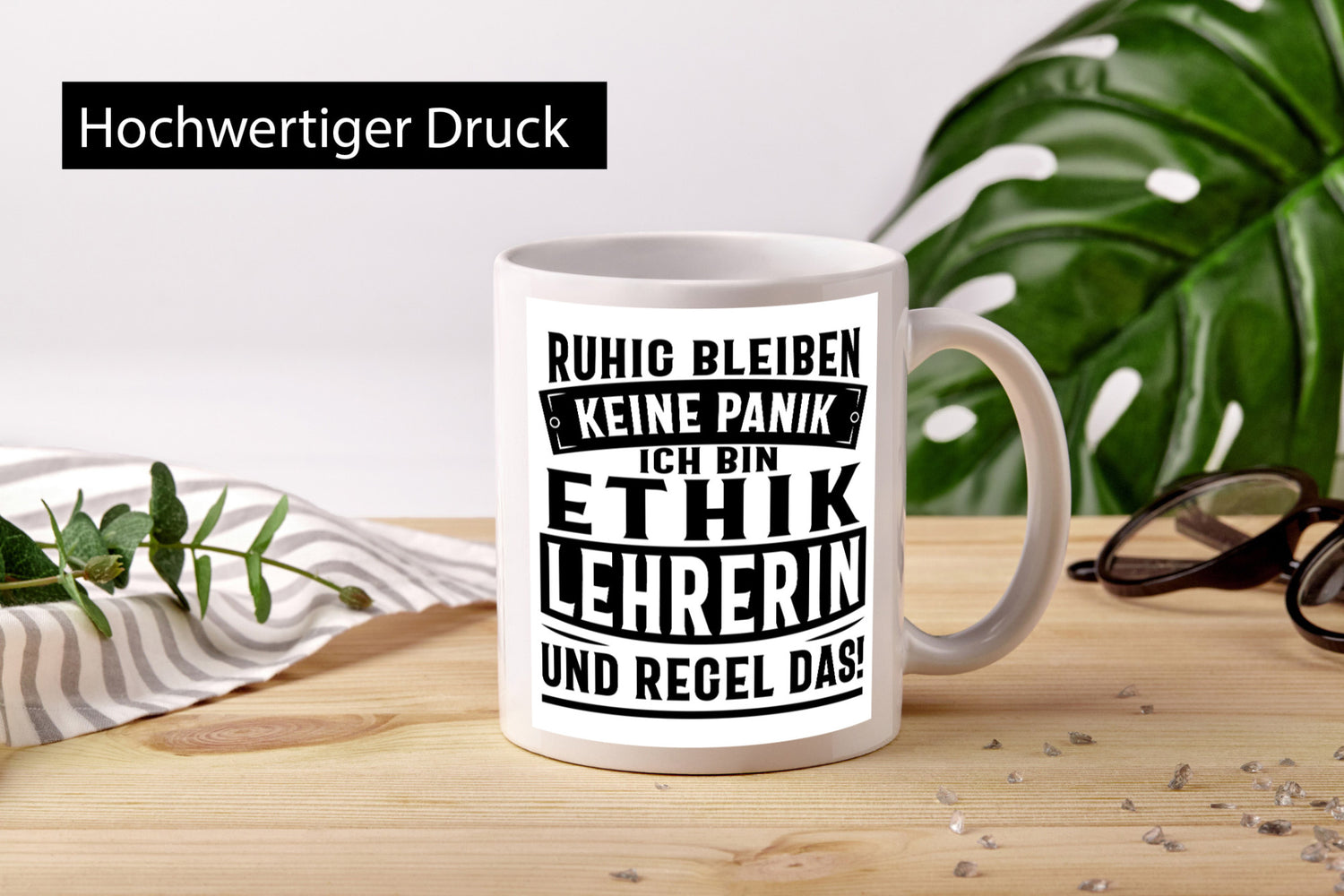 Ethik Lehrerin regelt das Geschenk Humor Geschenkidee lustiger Spruch Tasse