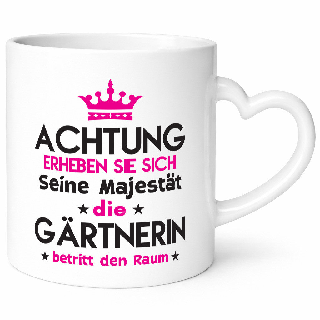 Seine Majestät Gärtnerin | Gartenbau lustig Humor Geschenkidee Geschenk Tasse