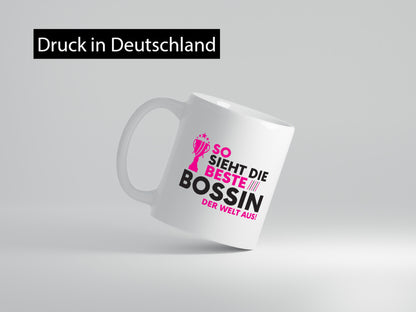 Die Weltbeste Bossin | Führungskraft Vorgesetzte Geschenkidee Humor Tasse