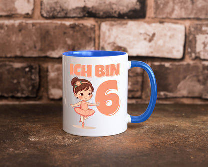 6 Geburtstag | Jahre Ballerina Mädchen Ballet lustig Geschenkidee Geschenk Tasse