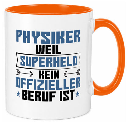 Superheld Physiker | Physik Geschenk Humor Geschenkidee lustiger Spruch Tasse