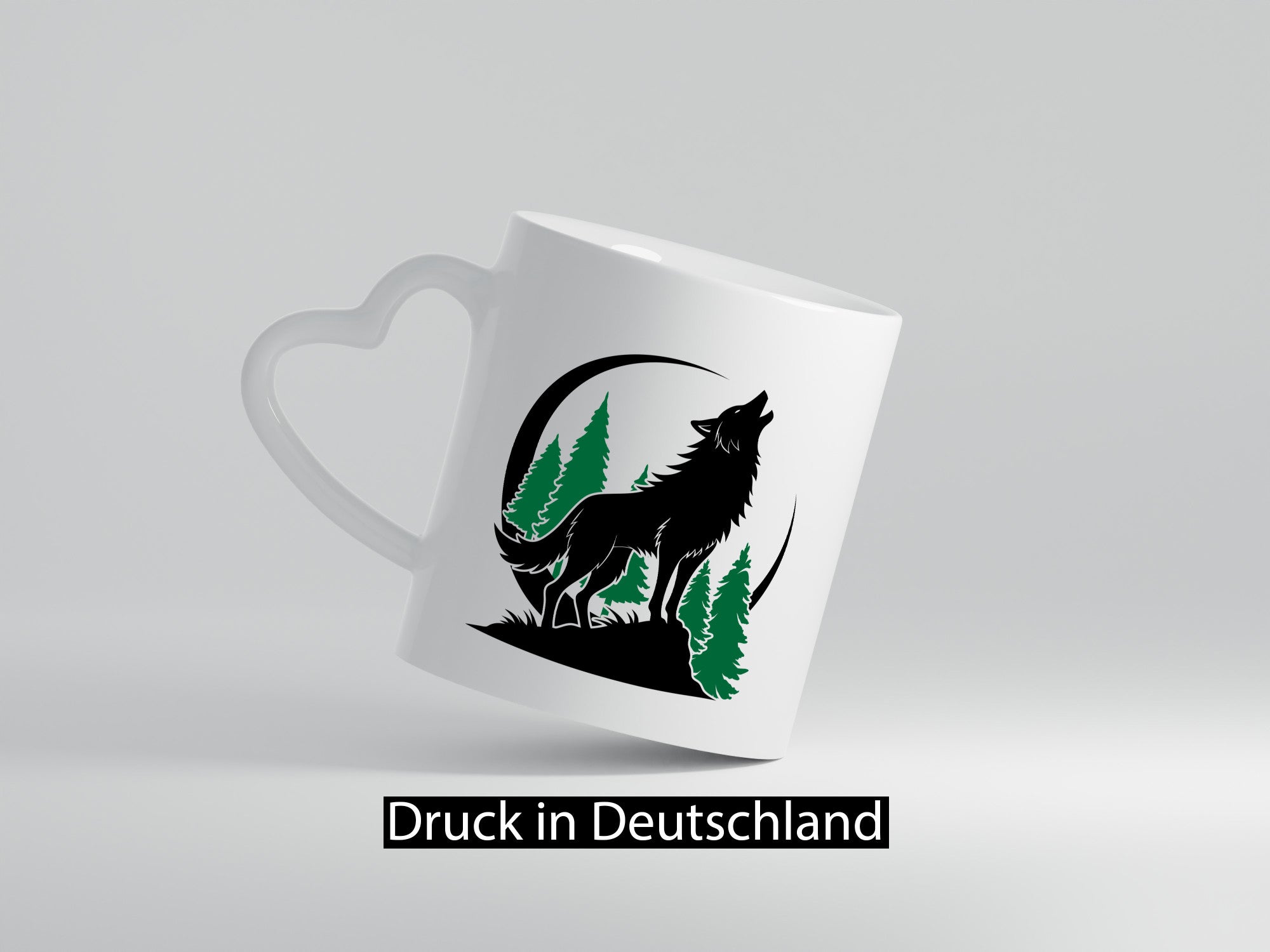 Wolf | Wald Schreiender lustig Humor Geschenkidee Geschenk Tasse