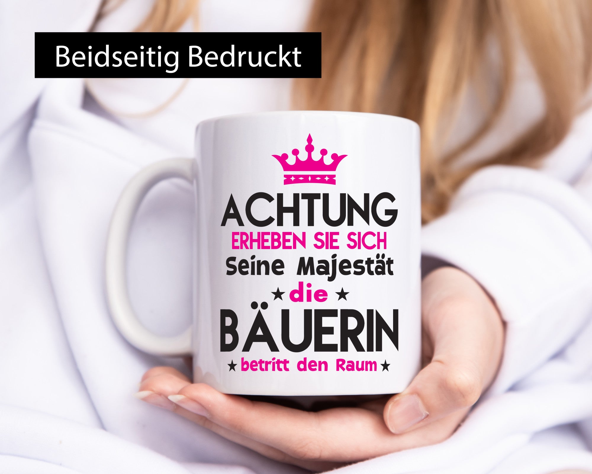 Seine Majestät Bäuerin | Bauernhof Landwirtschaft Geschenkidee Humor Tasse